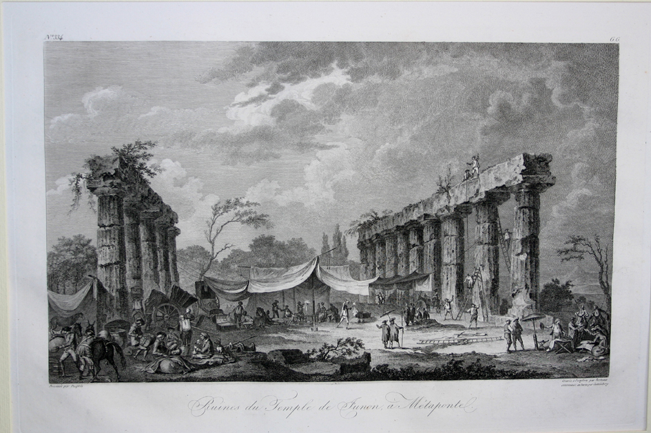 J.C.Richard de Saint-Non. Voyage Pittoresque ou description des Royaume del Naples et de Sicilie. Paris, 1781-1786